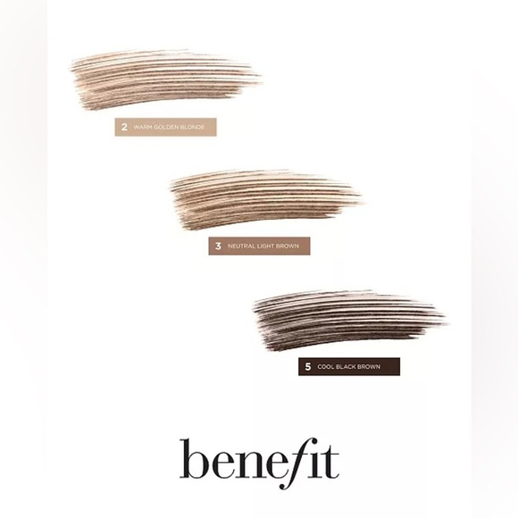 BENEFIT GIMME BROW BLOWOUT! EYEBROW GEL SET - WARM GOLDEN BLONDE (NEW WITH TAGS) - Picture 3 of 4